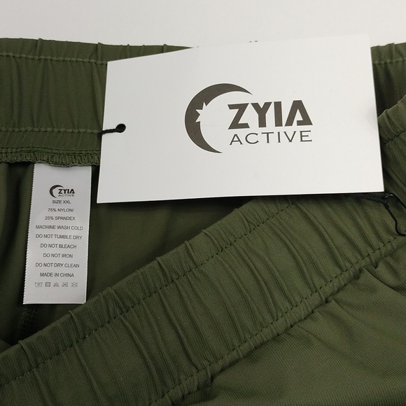 Zyia Olive Everywhere Pants - Picture 3 of 9